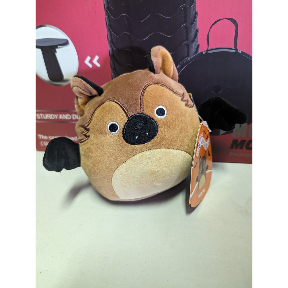 Squishmallow Halloween Mario The German Shepard Bat 5" Plush Toy Collectible NWT
